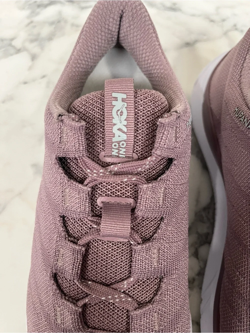 Hoka One One Hupana Knit Jacquard Sneakers Womens 8 Purple Gym Run Training Shoe